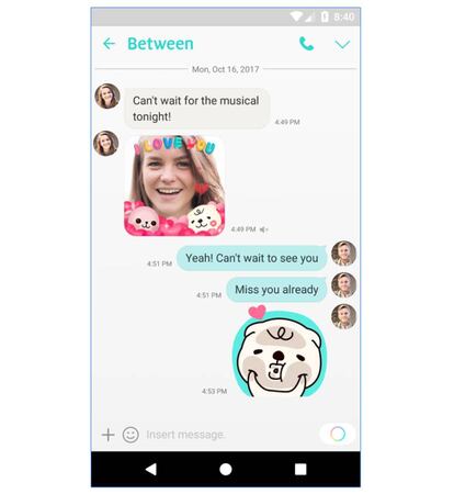 Esta app de mensajería ha sido diseñada para que hagamos sentirse especial a la otra persona