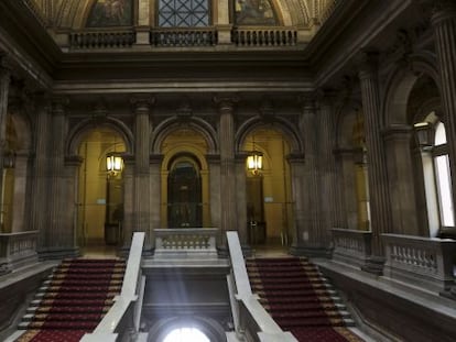 Ministerio de Agricultura. Patio central y escalera.