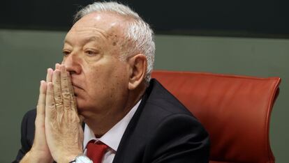 Acting foreign minister José Manuel García-Margallo travelled to Brussels on Monday.