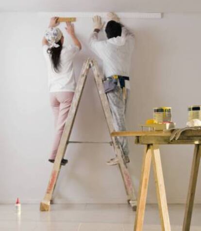 Reformas en una vivienda.