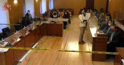 Un momento del juicio contra la organización, en Valladolid.