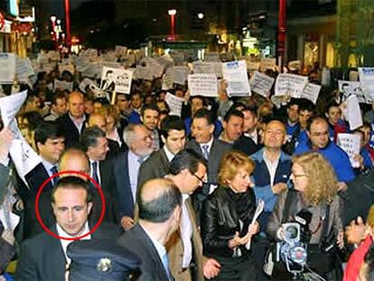 El agente José Manuel Pinto