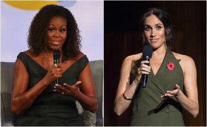 Michelle Obama y Meghan Markle.