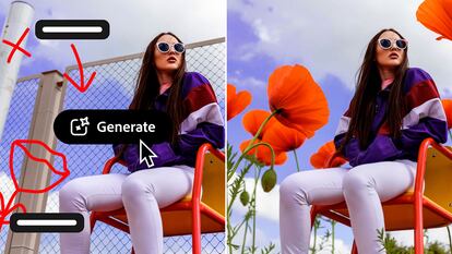 Generar con IA utilizando la aplicación Adobe Photoshop