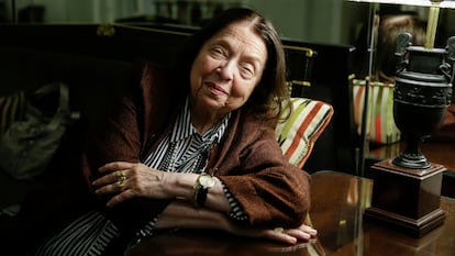 Nélida Piñón, escritora. Símbolo de la literatura brasileña, fue la primera mujer en ocupar la presidencia de la Academia Brasileña de Letras y premio Príncipe de Asturias en 2005.