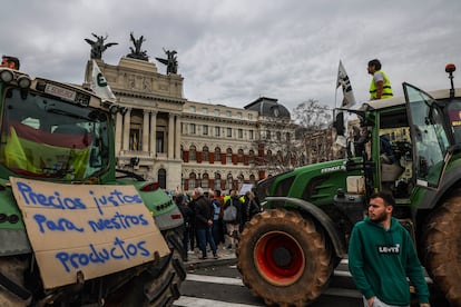 Tractorada por Madrid el pasado 21 de febrero.