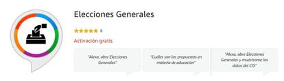 Skill de Elecciones Generales