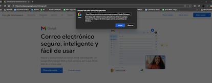 Instalar Gmail en Windows como aplicación web progresiva (PWA)