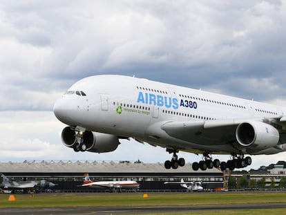 Un Airbus A-380, el coloso de los aires.