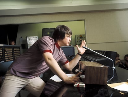 Brian Wilson, during the'Pet Sounds' sessions, in Los Angeles in 1966.