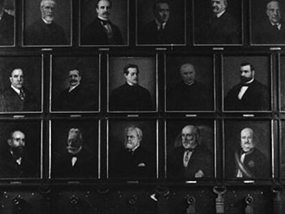 Imagen de archivo de la galería de retratos del Ateneo de Madrid.