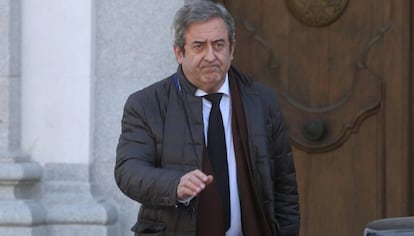 El fiscal Javier Zaragoza, en un receso de juicio a los artífices del procés.