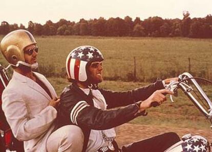 Imagen del filme <i>Easy Rider</i>, dirigido por Dennis Hopper.