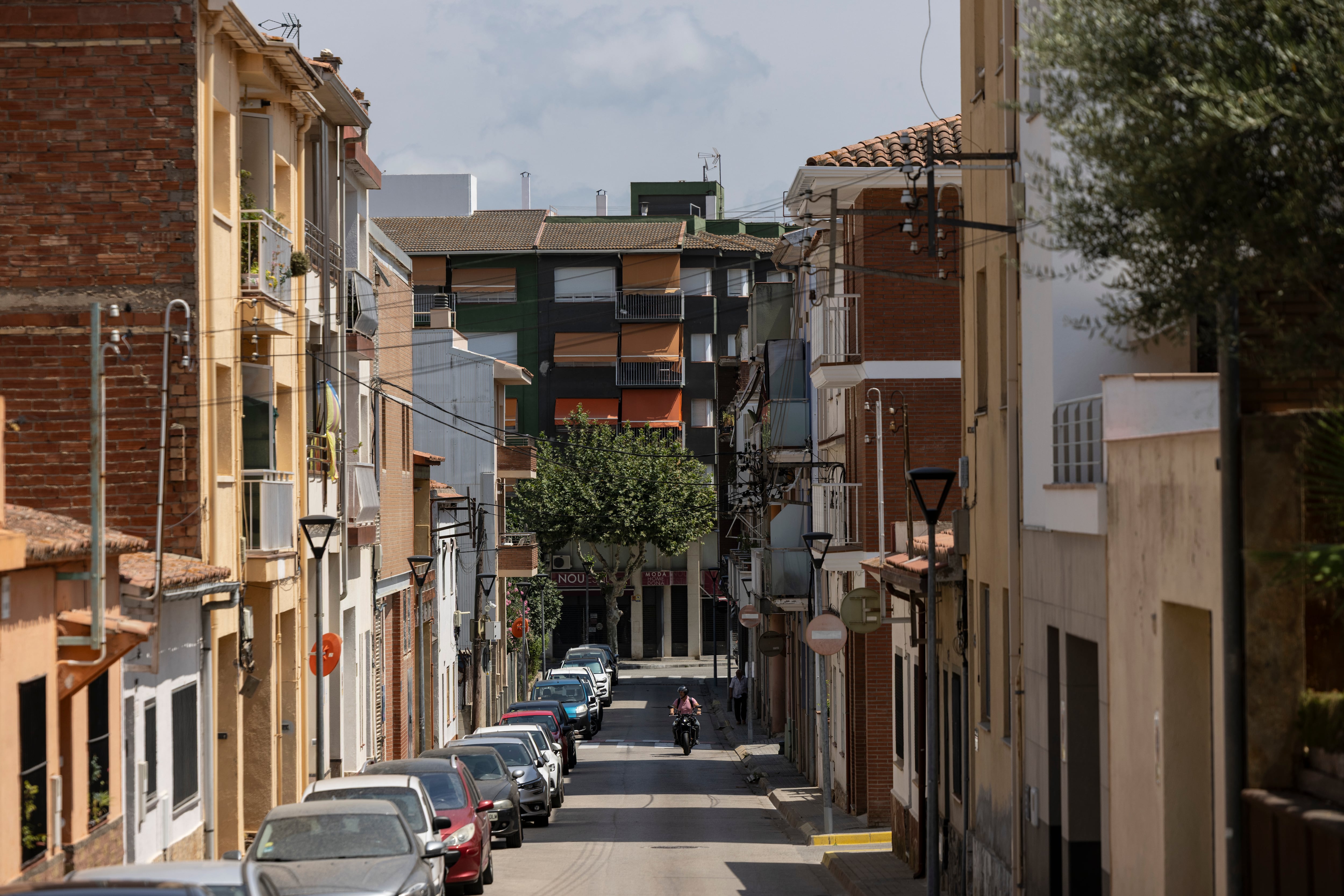 Una calle del municipio de Tordera.