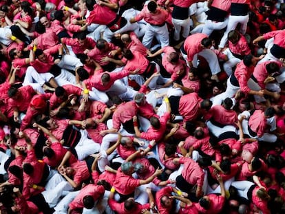 La colla de castellers dels Xiquets de Valls