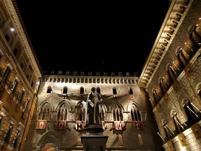 Sede de Monte dei Paschi en Siena (Italia).