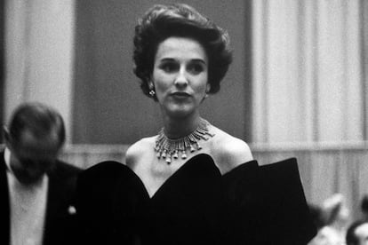 Babe Paley marcó un antes y un después en la moda estadounidense. En la imagen, en la inauguración del mandato del presidente Eisenhower.