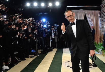 Terry Richardson, en una fiesta de Vanity Fair.