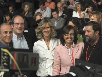 Ángel Gabilondo, Cristina Garmendia, Rosa Aguilar y Francisco Caamaño.