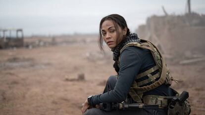 Zoe Saldaña, en una imagen de 'Special Ops: Lioness'.