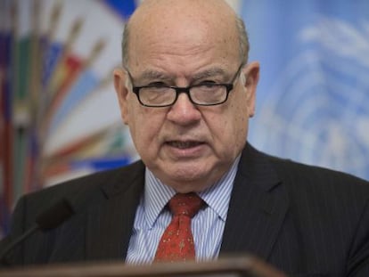 El secretario general de la OEA, Jos&eacute; Miguel Insulza