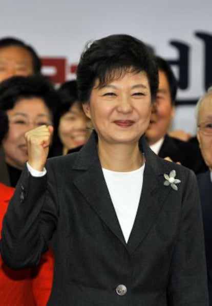 Park Geun-hye, la presidenta electa de Corea del Sur.