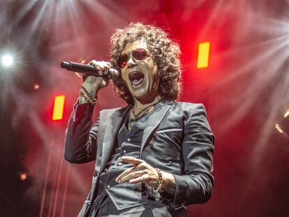 Enrique Bunbury, en una actuación del Cruïlla Festival 2018, en Barcelona.