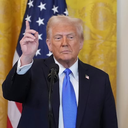 (Foto de ARCHIVO)
February 7, 2025, Washington, District Of Columbia, USA: United States President Donald J Trump participates in a news conference with Prime Minister of Japan, Shigeru Ishiba at the White House in Washington, DC, February 7, 2025
Europa Press/Contacto/Chris Kleponis
07/02/2025 ONLY FOR USE IN SPAIN