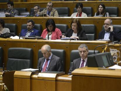 ïñigo Urkullu ha presidido este jueves la sesión en el Parlamento vasco.