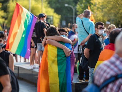 Manifestación del Día del Orgullo Gay en Barcelona.