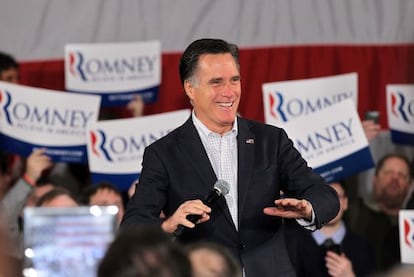 Romney en un mitin en Fargo, en Dakota del Norte. 