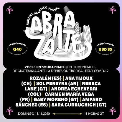 Cartel del festival Abrazarte