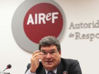 El presidente de la Autoridad Independiente de Responsabilidad Fiscal (Airef), Jos&eacute; Luis Escriv&aacute;. 