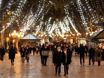 Las luces navideñas de Barcelona, el 26 de noviembre.