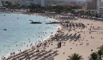 Playa de Magaluf (Mallorca).