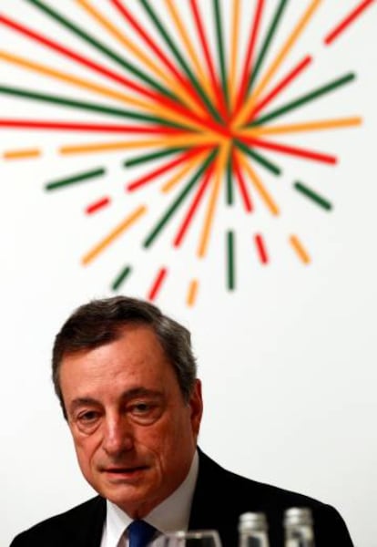 Mario Draghi, presidente del Banco Central Europeo.