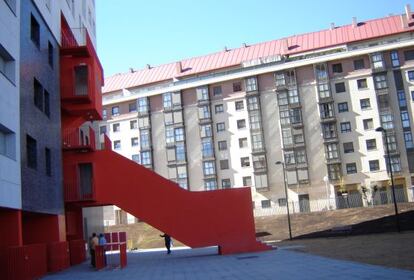 Vivienda de protección oficial, en Sanchinarro (Madrid).