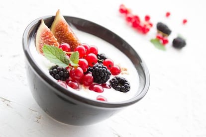 Fruta y yogur: un buen combo para empezar el día
