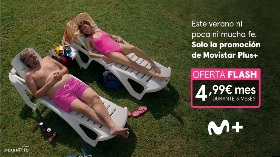 Imagen promocional de la suscripción a Movistar Plus+.