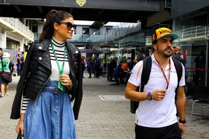 Fernando Alonso y Linda Morselli