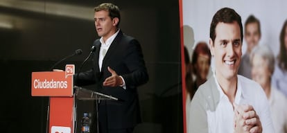 El presidente de Ciudadanos, Albert Rivera.