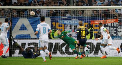 Gol de Payet al Leipzig, el cuarto del Olympique de Marsella.