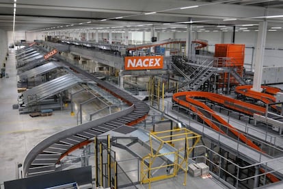 The Nacex plant in Coslada.