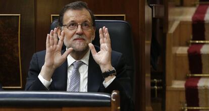 Rajoy al Congrés, en una imatge d'arxiu.