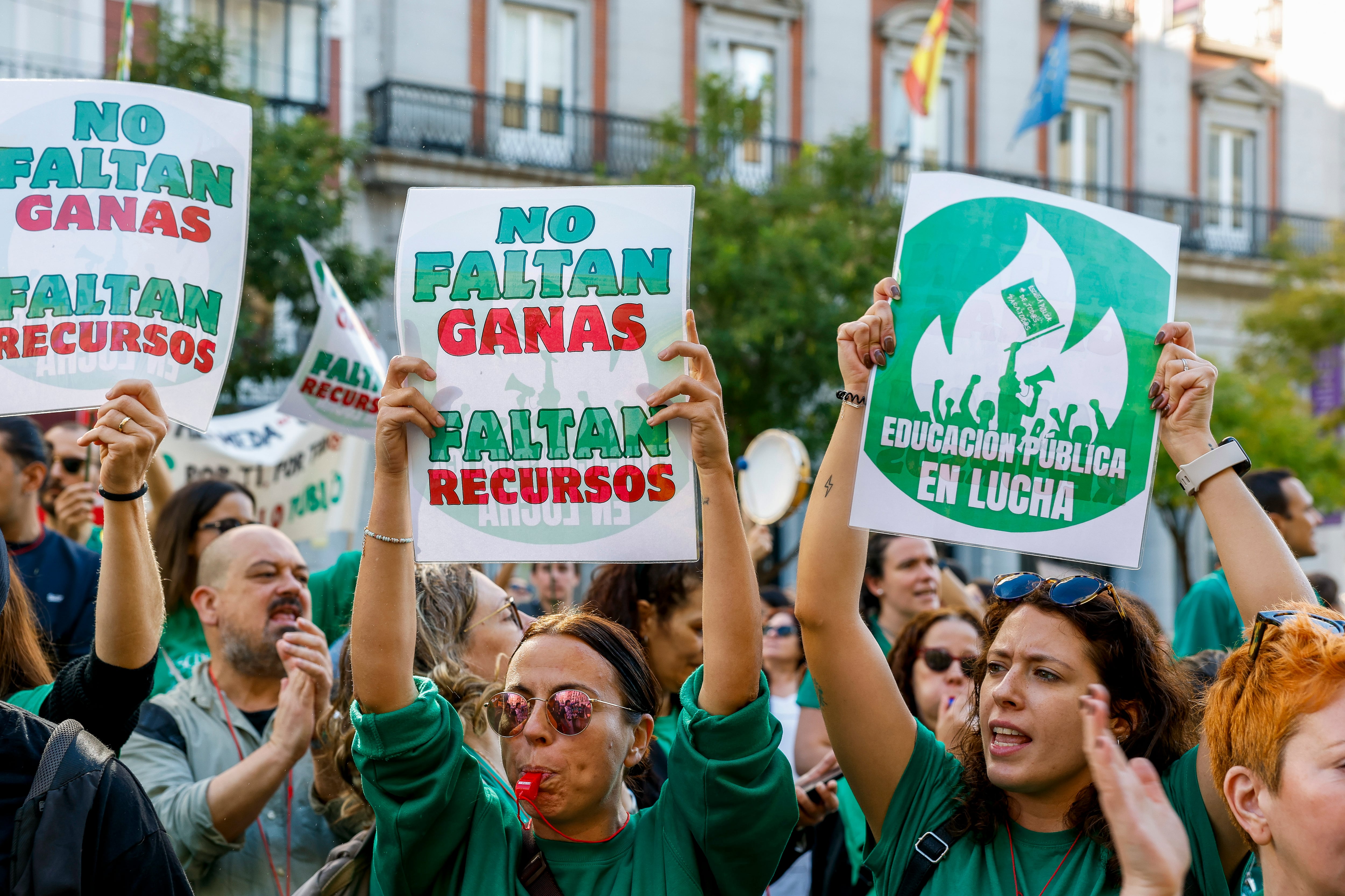Segunda jornada de huelga del profesorado en Madrid: CC OO cifra el seguimiento en un 60% y la Comunidad en un 32%