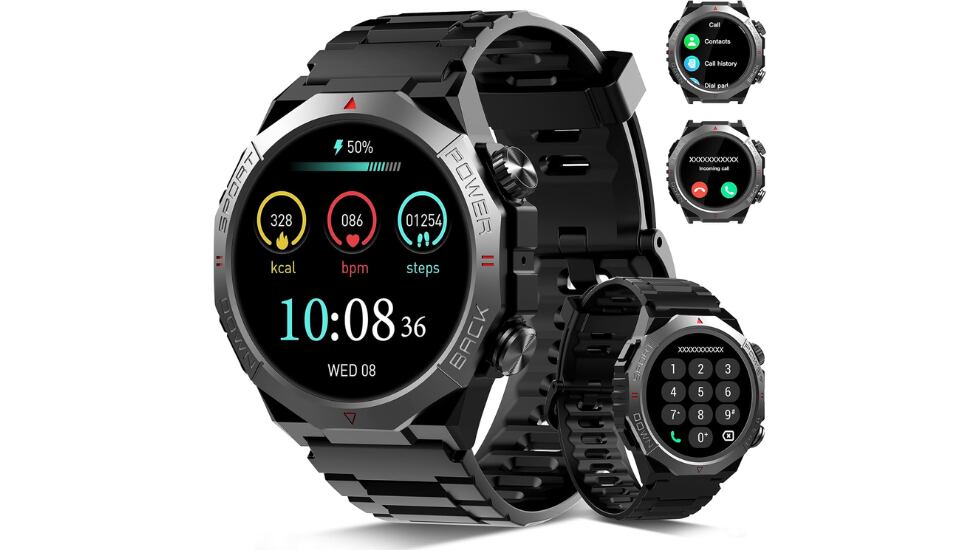 Vista de un reloj inteligente.