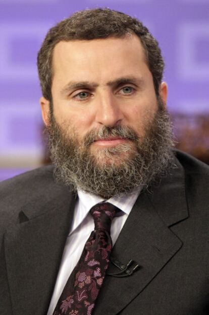 Shmuley Boteach, confesor del artista.