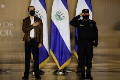 Nayib Bukele y Mauricio Arriaza Chicas