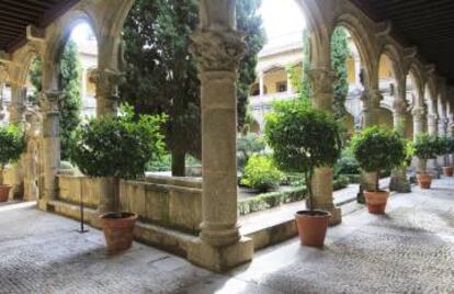 Claustro del monasterio de Yuste, en Cáceres.