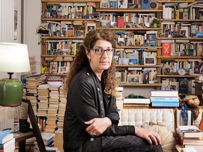 La escritora italiana Melania Mazzucco, fotografiada en su casa en Roma.